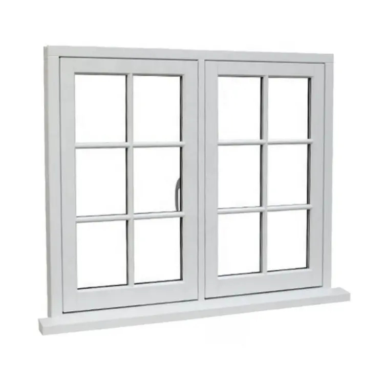 YIDA customized high security glass casement window double glazed broken aluminum frame doors and wi